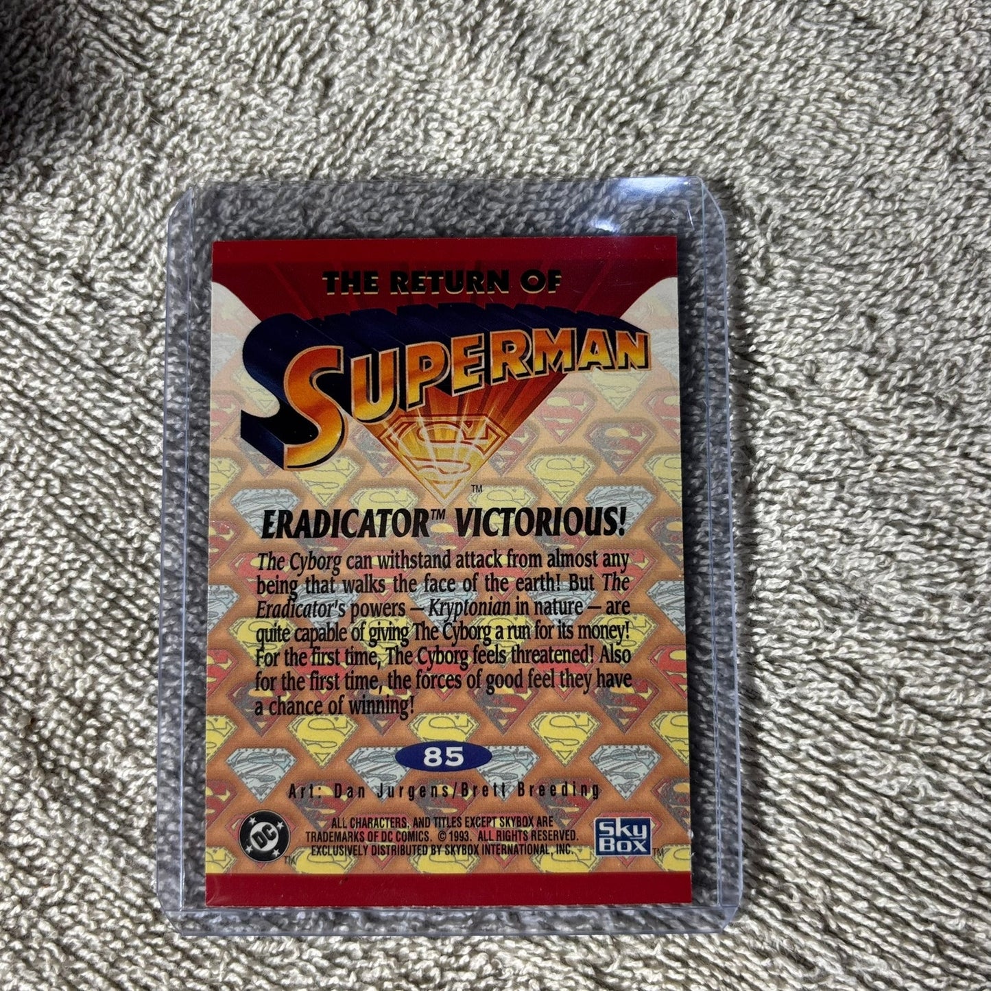 Vintage Superman - Trading Card