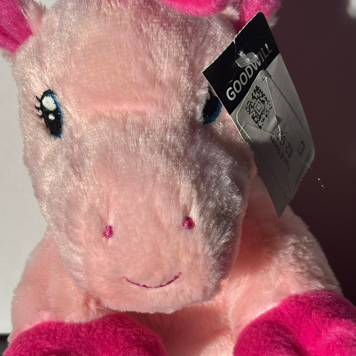 Pink Horse - Plushie