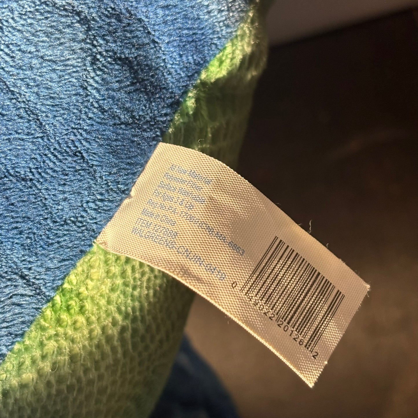 Large Blue Dinosaur - Plushie