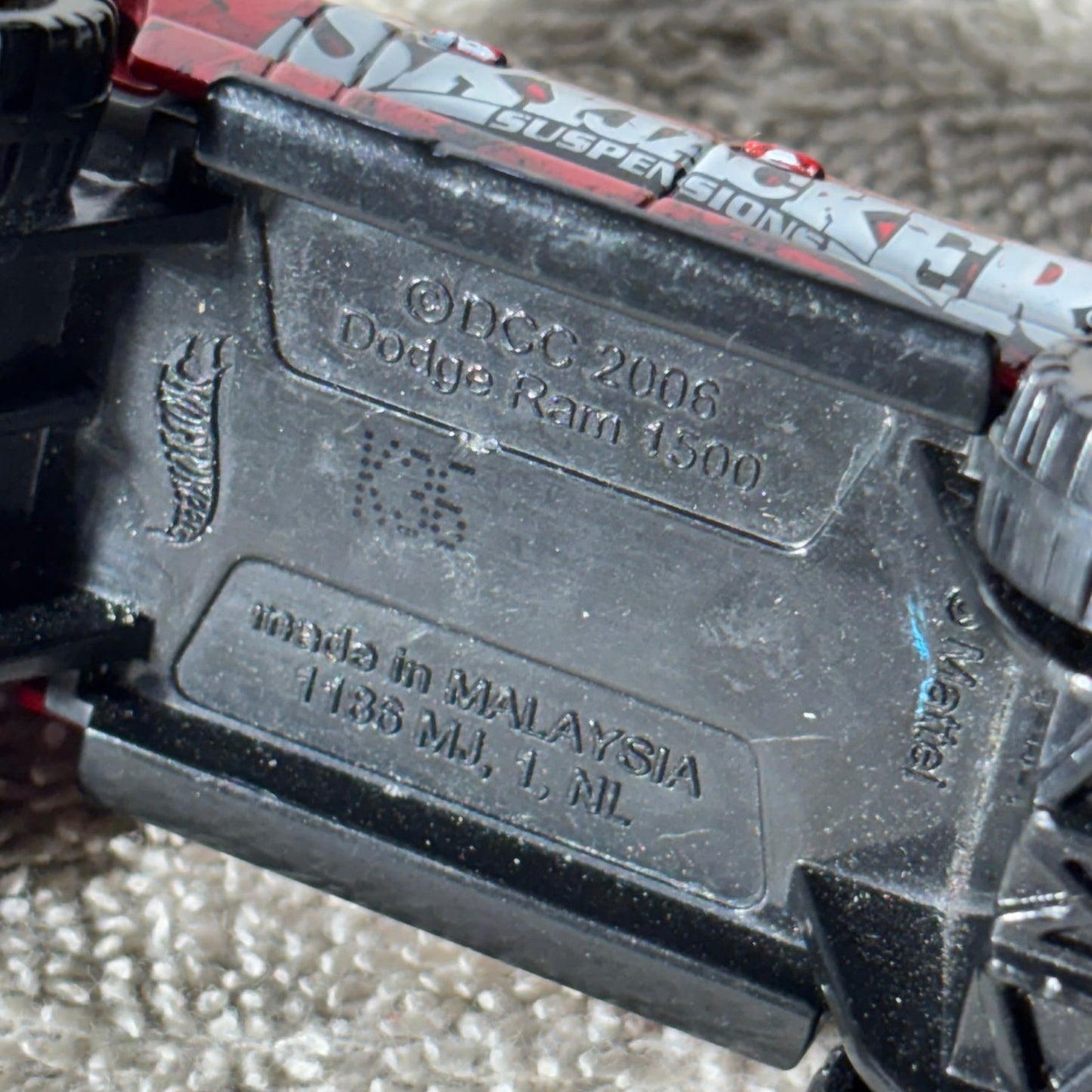 Lifted Red Truck - Toy