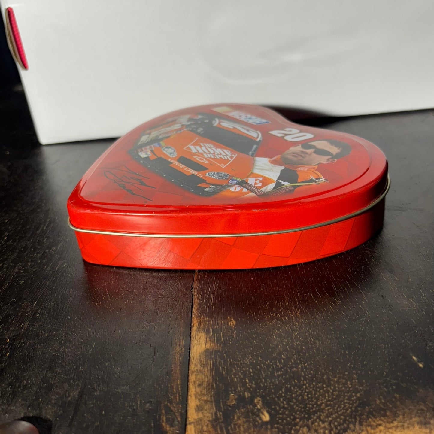 Nascar Tin Heart Box - Toy