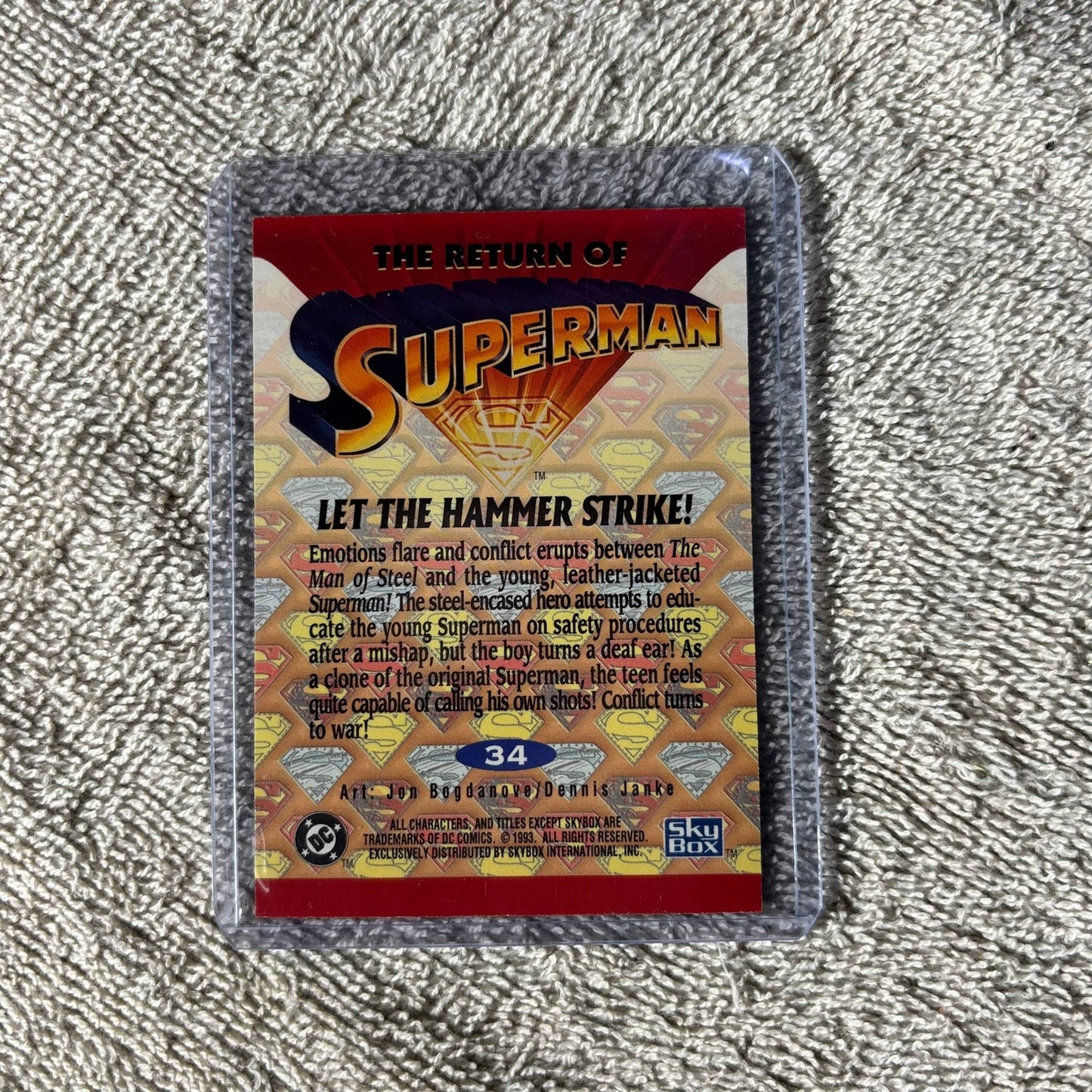 Vintage Superman - Trading Card