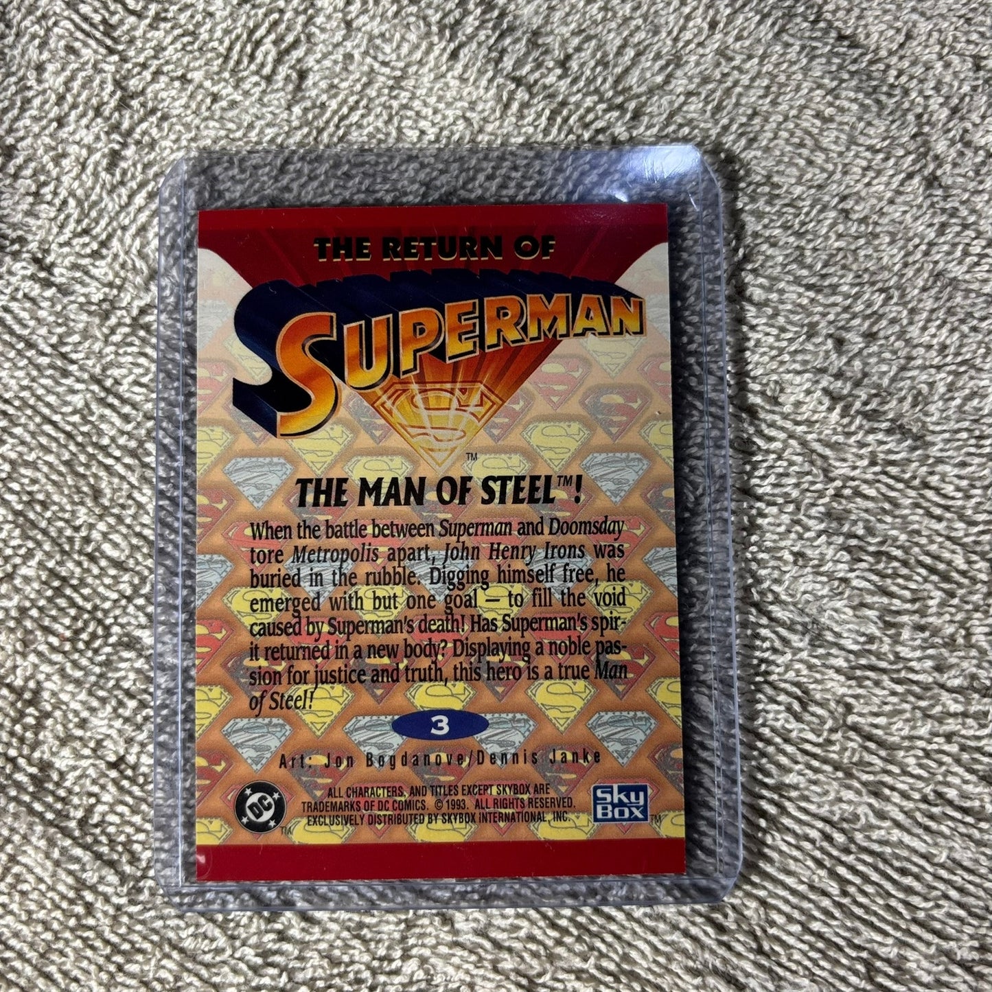 Vintage Superman - Trading Card