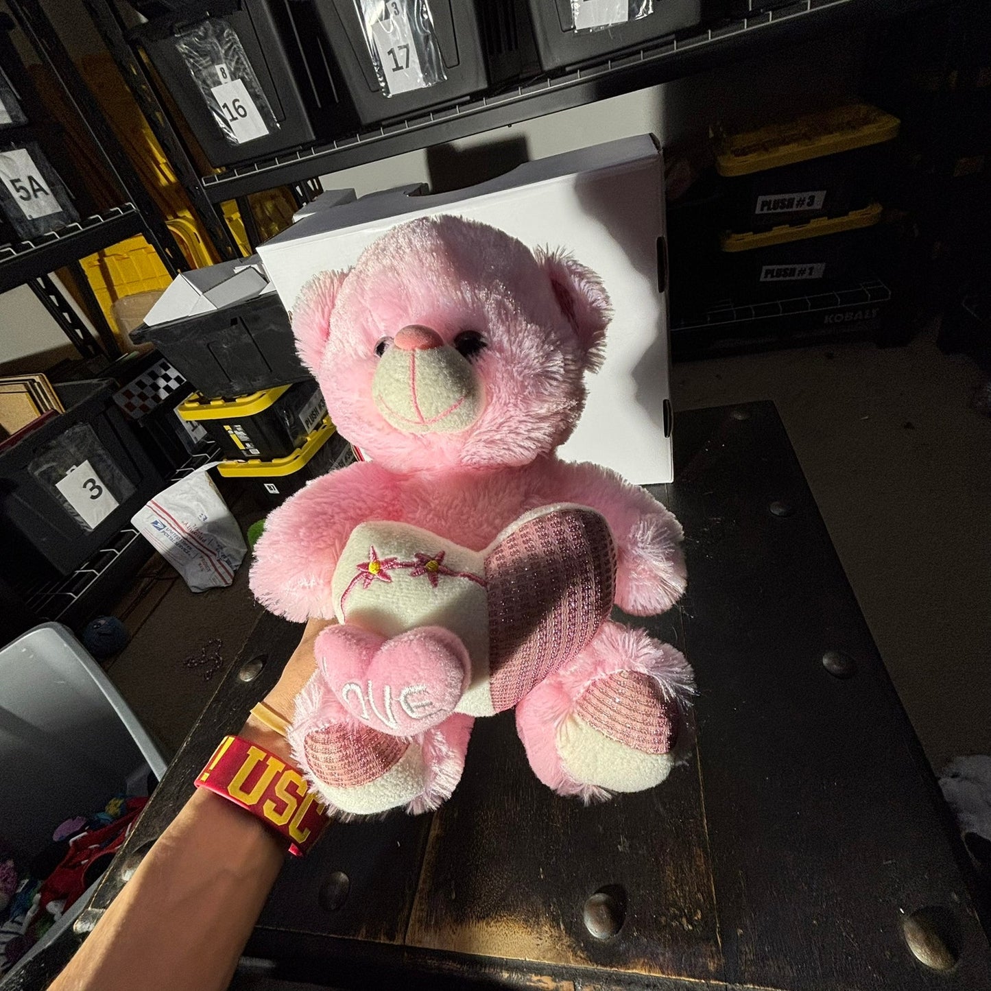 Pink Bear - Plushie