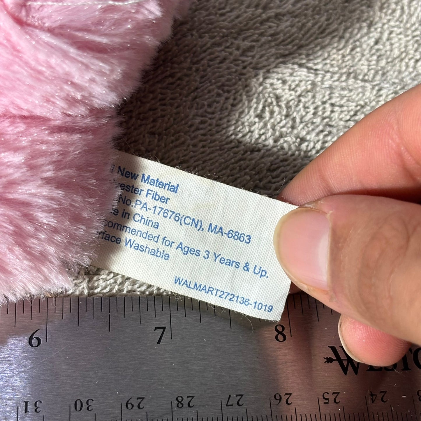 Pink Rabbit - Plushie