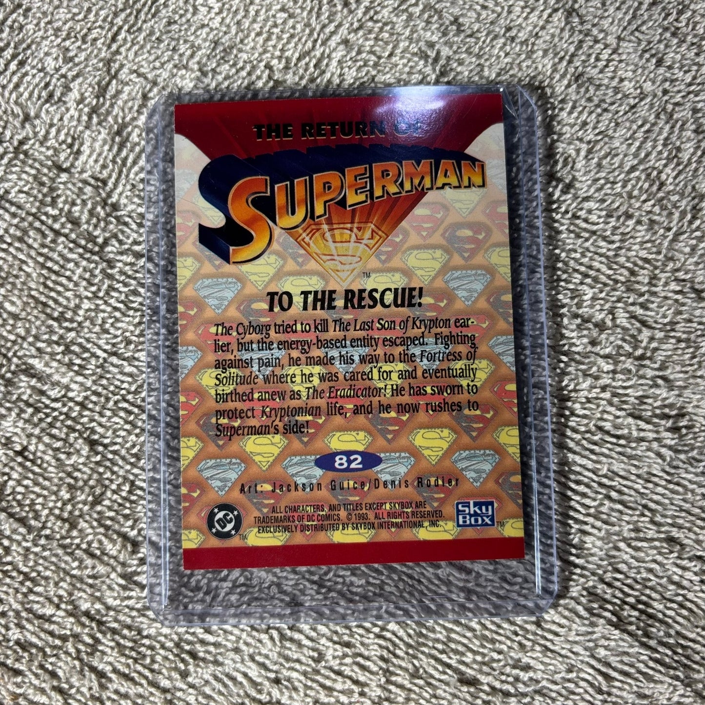 Vintage Superman - Trading Card