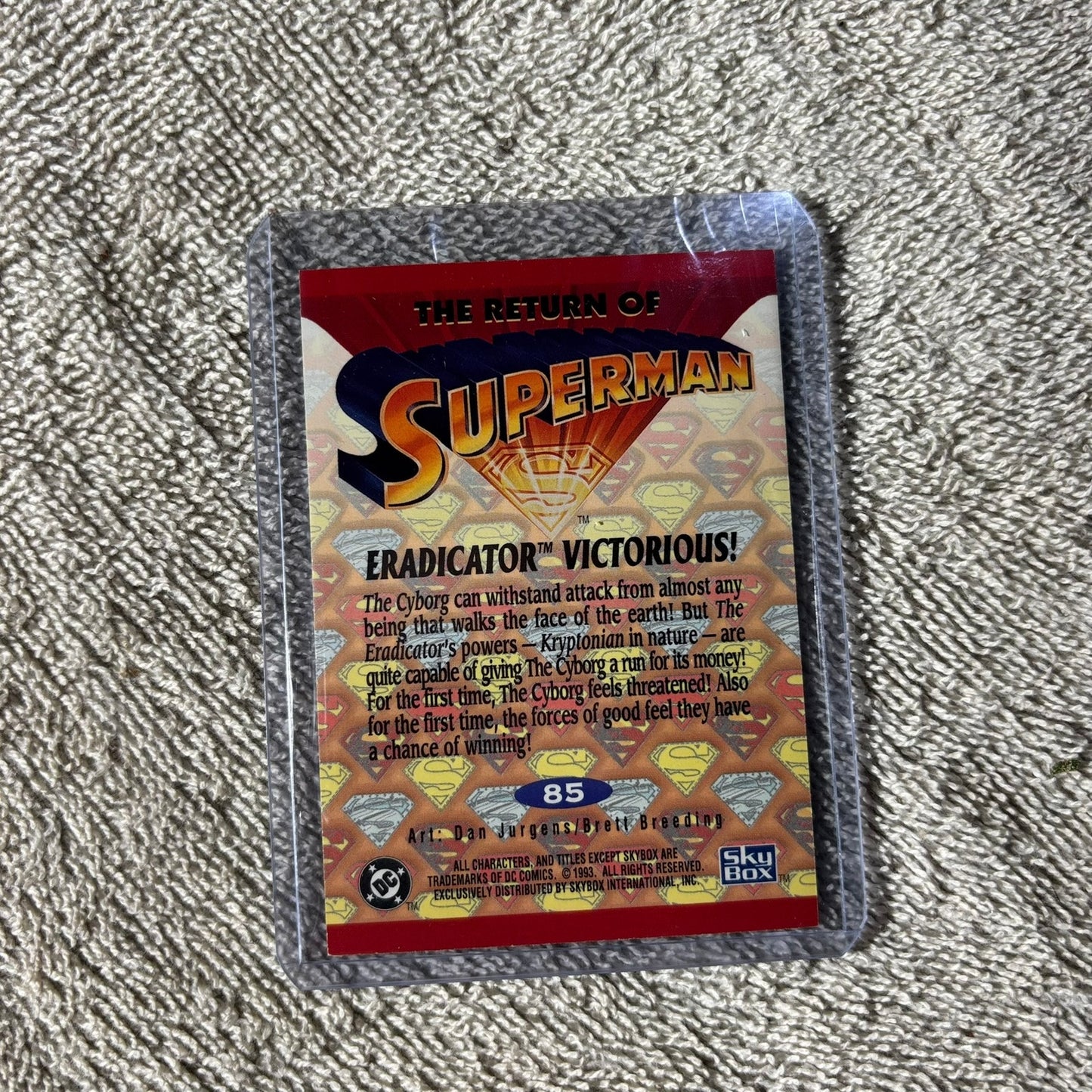 Vintage Superman - Trading Card
