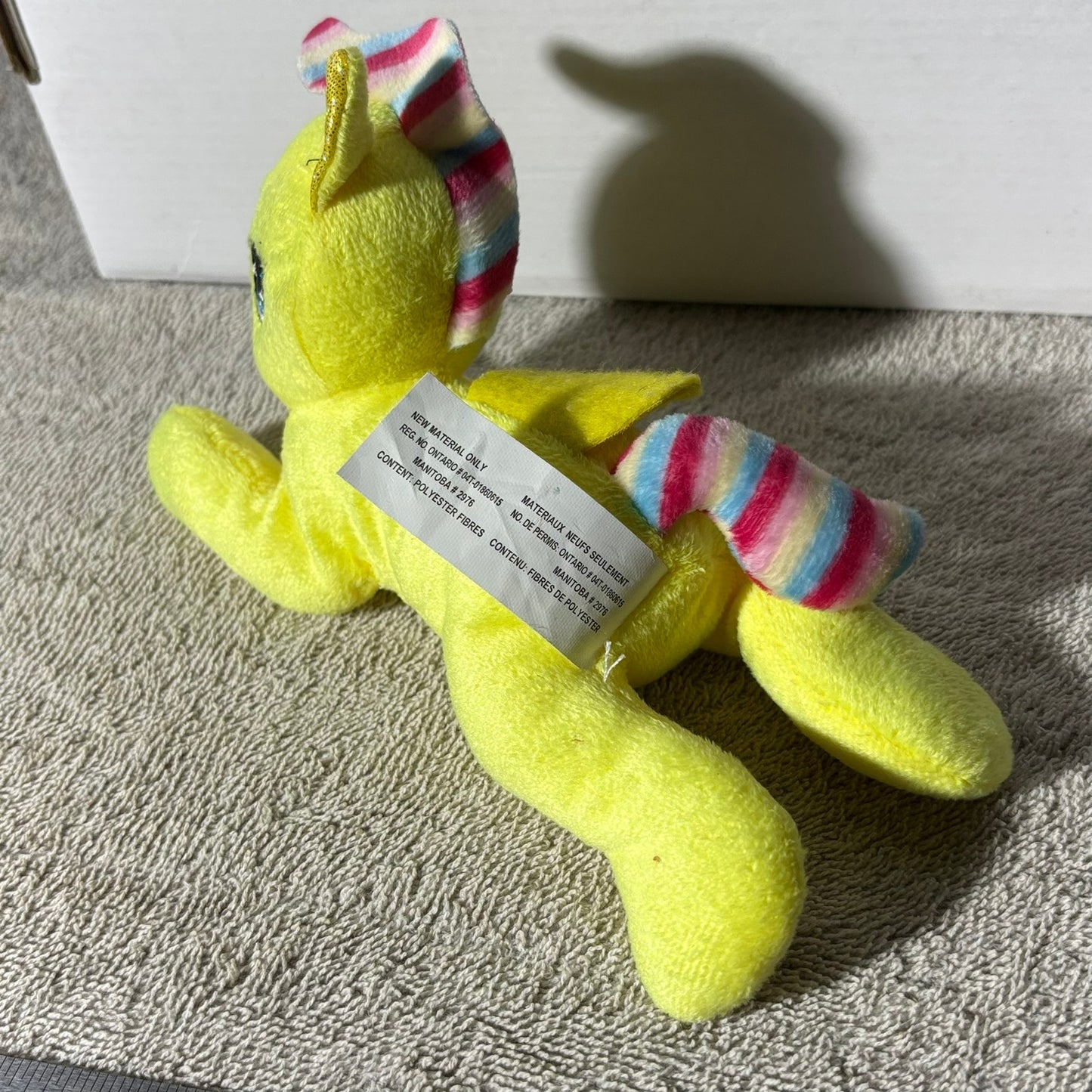 Yellow/Green Pony - Plushie
