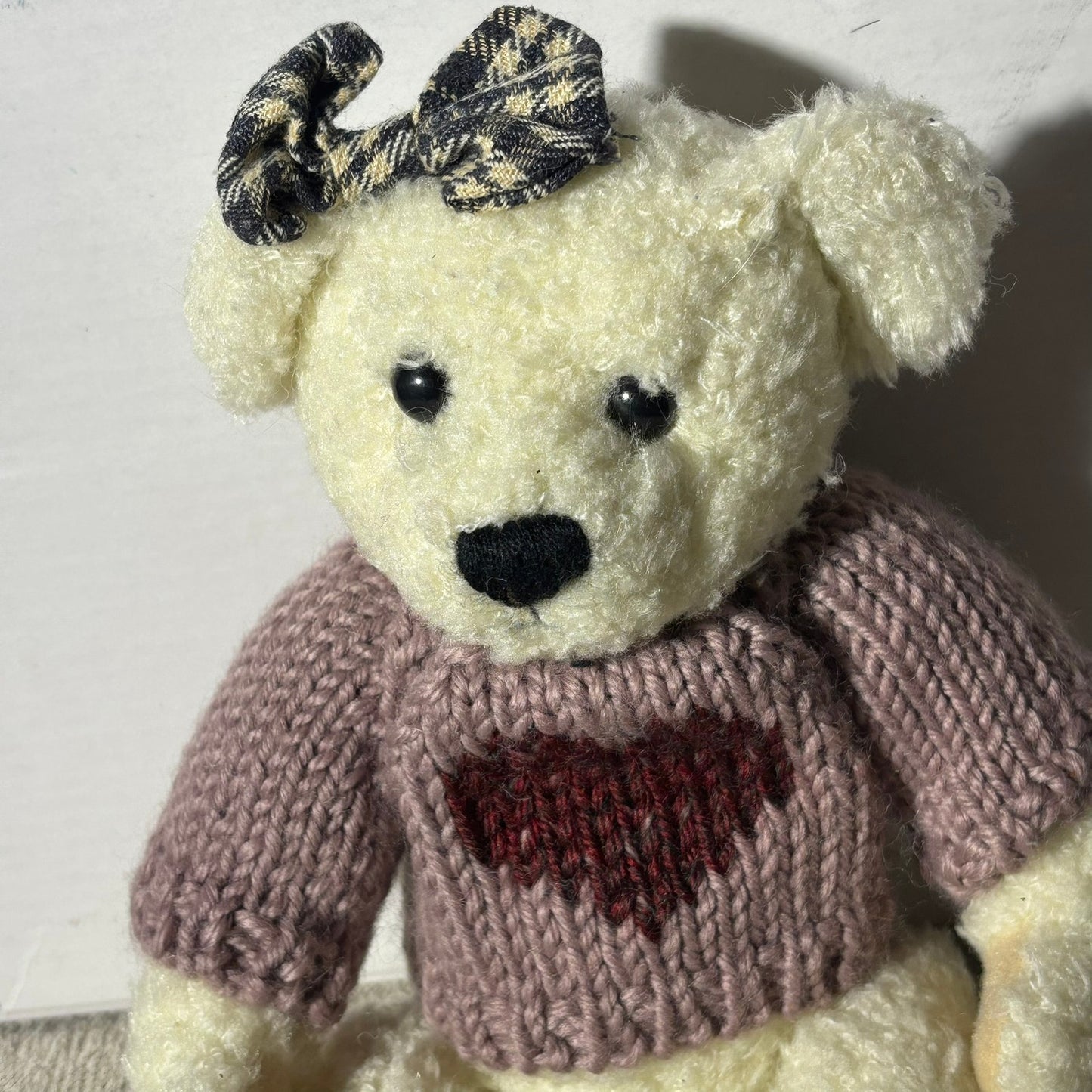 White Love Bear - Plushie