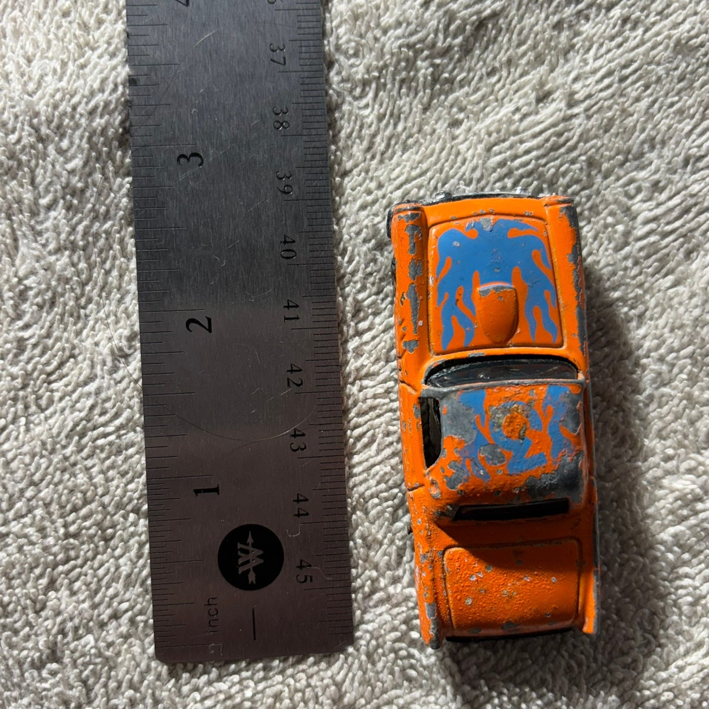 Vintage Orange Car - Toy