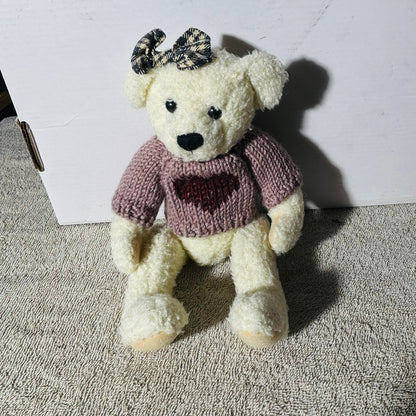 White Love Bear - Plushie