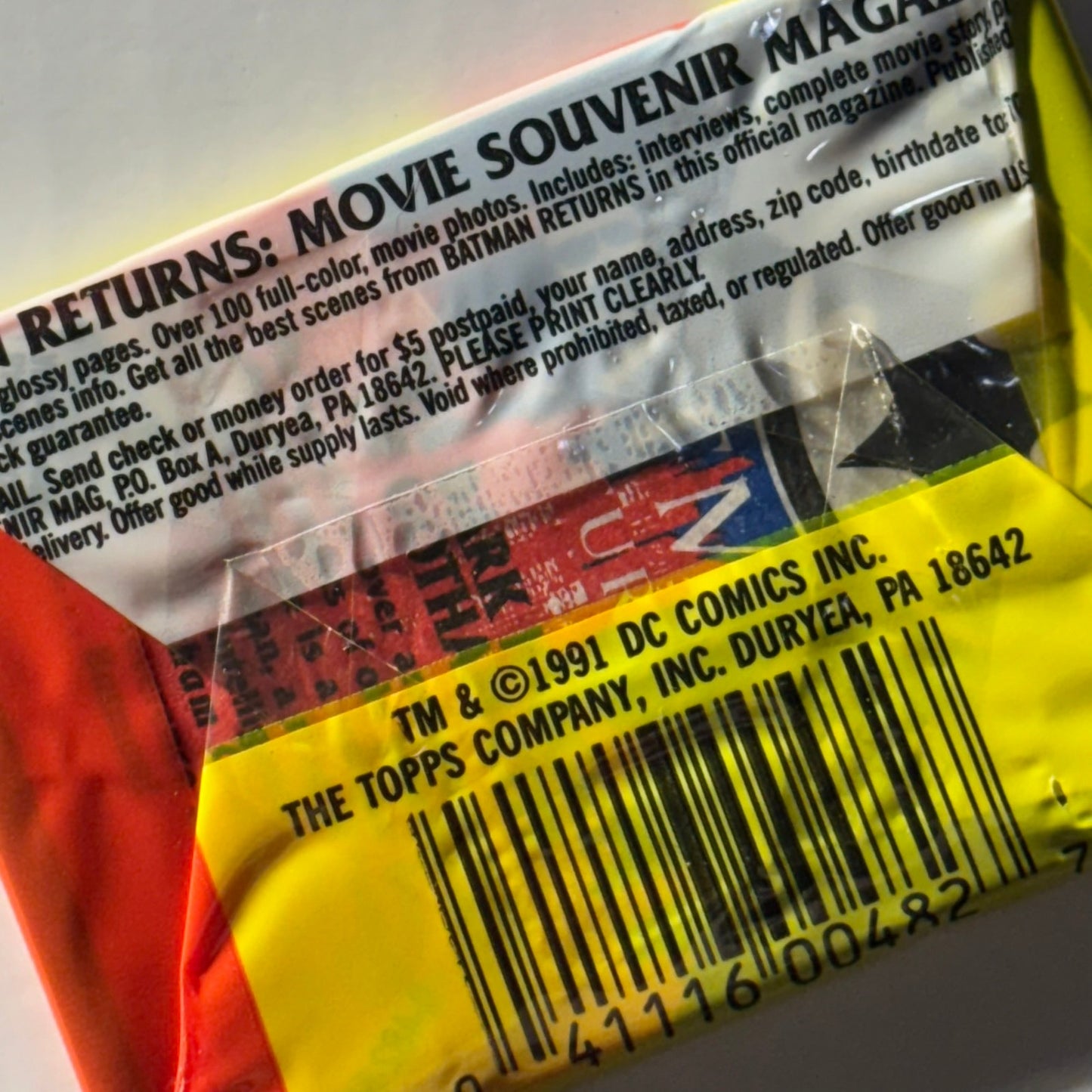 Topps Batman Returns - Trading Card Pack