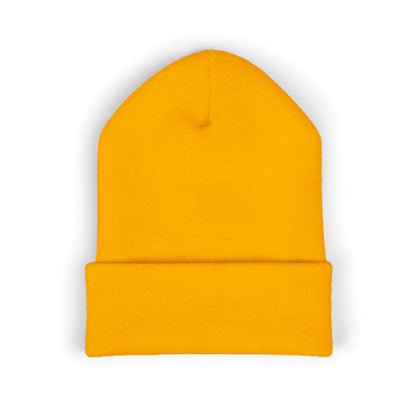 STB - Golden Embroidered Cuffed Beanie