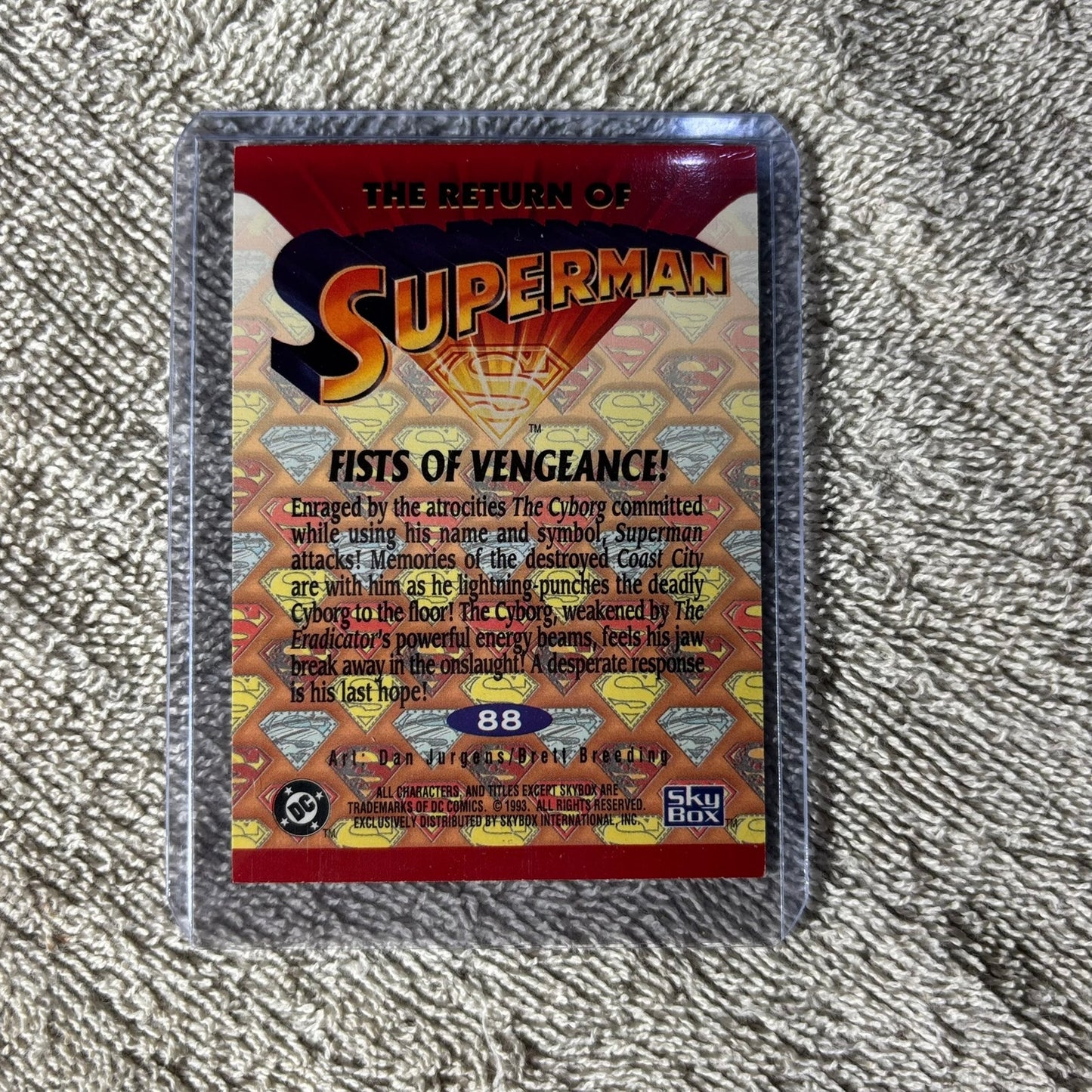Vintage Superman - Trading Card