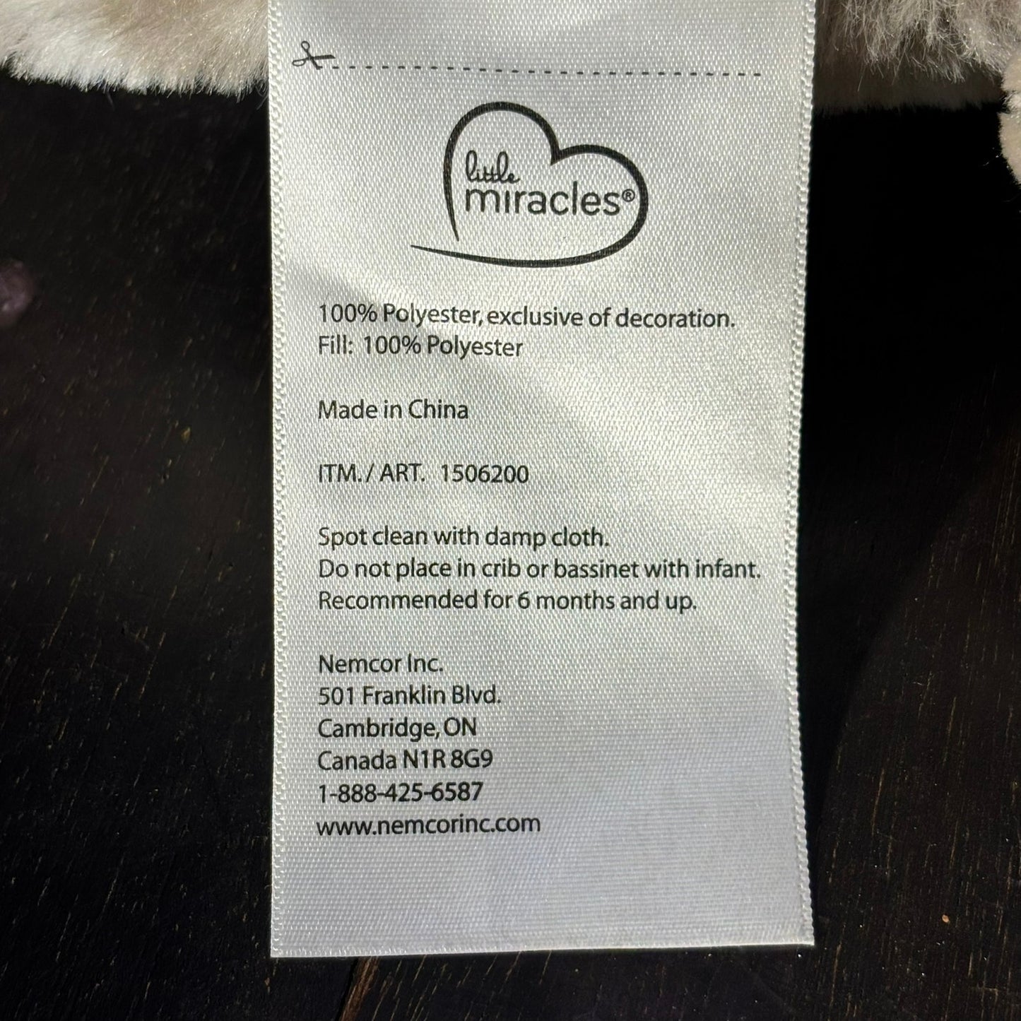 Little Miracles Bear - Plushie