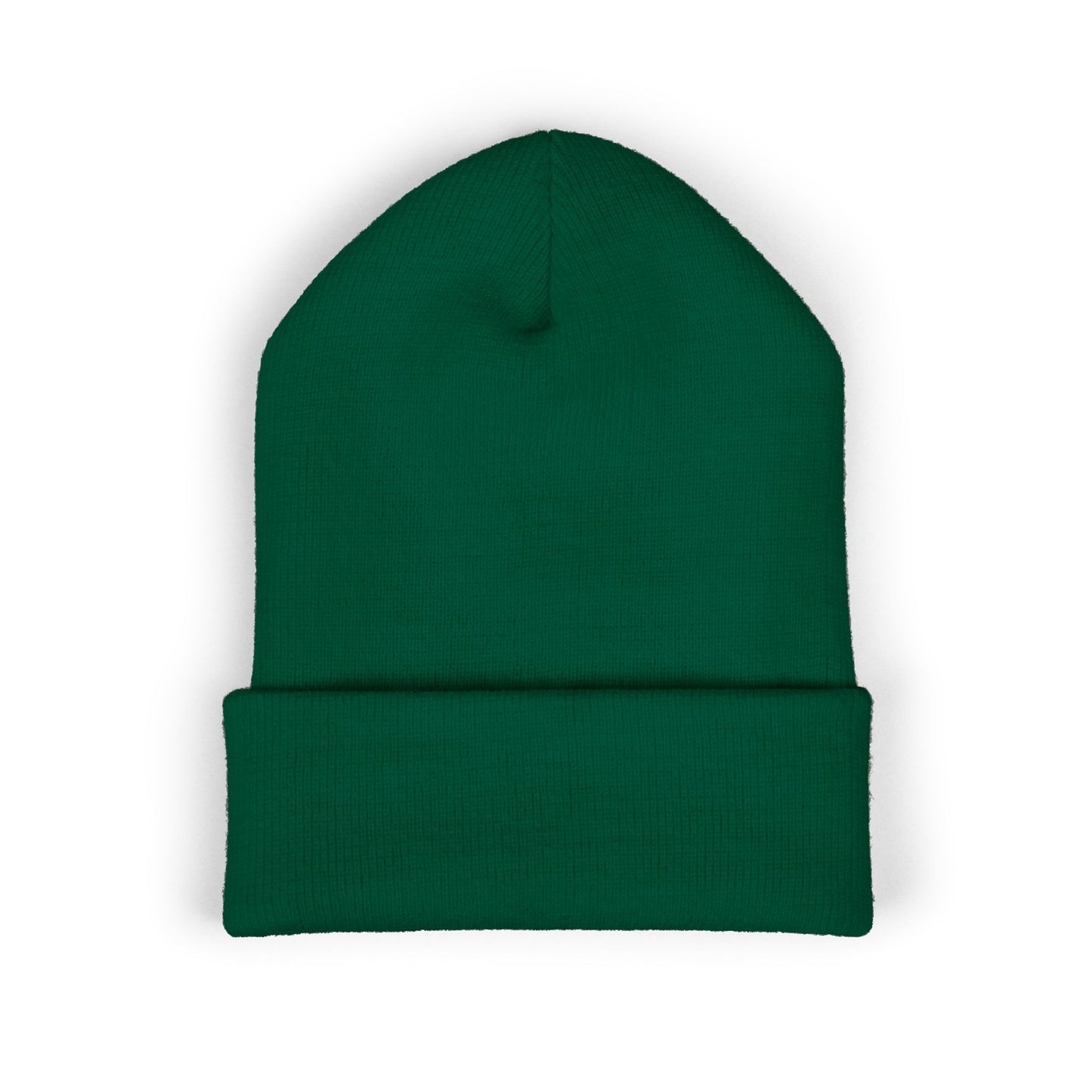 STB - Spruce Green Embroidered Cuffed Beanie