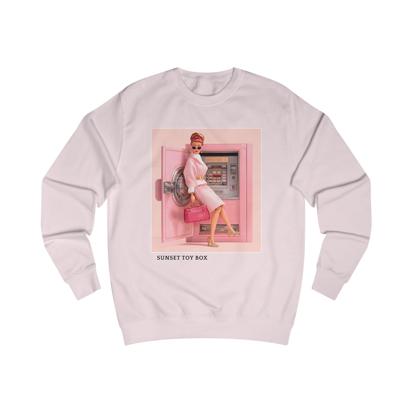 Barbie Enters Bank - Unisex Sweatshirt