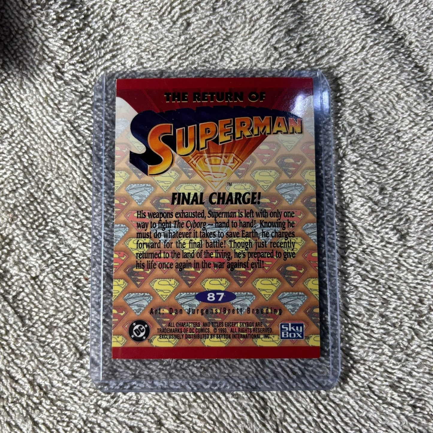 Vintage Superman - Trading Card