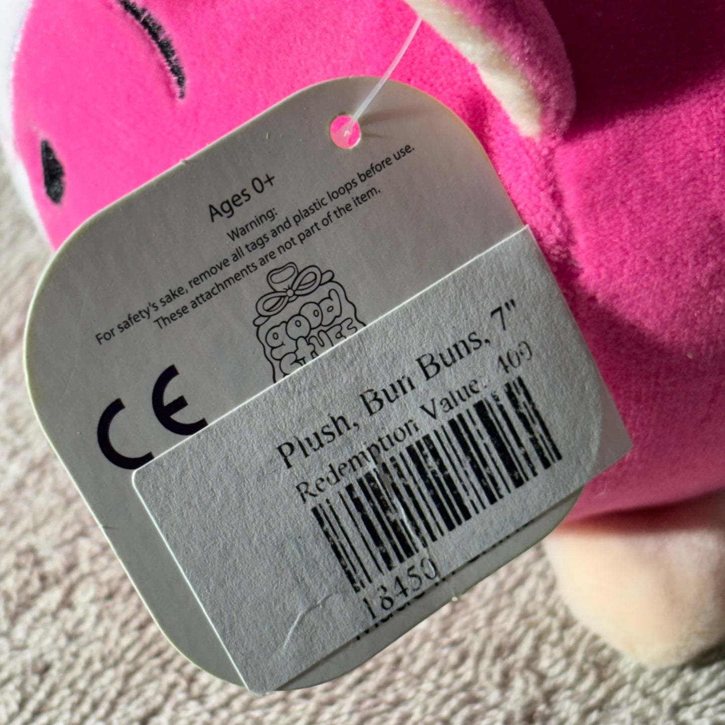 Pink Bun Bun- Plushie