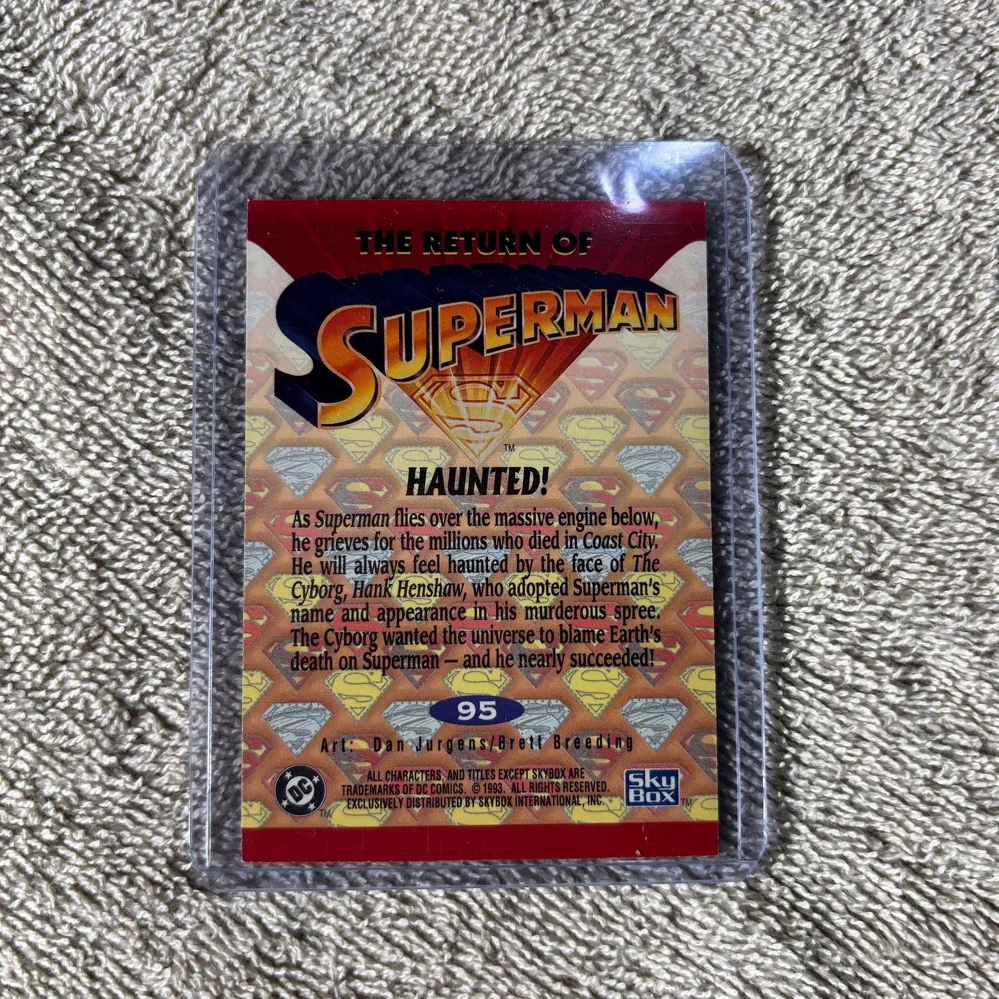 Vintage Superman - Trading Card