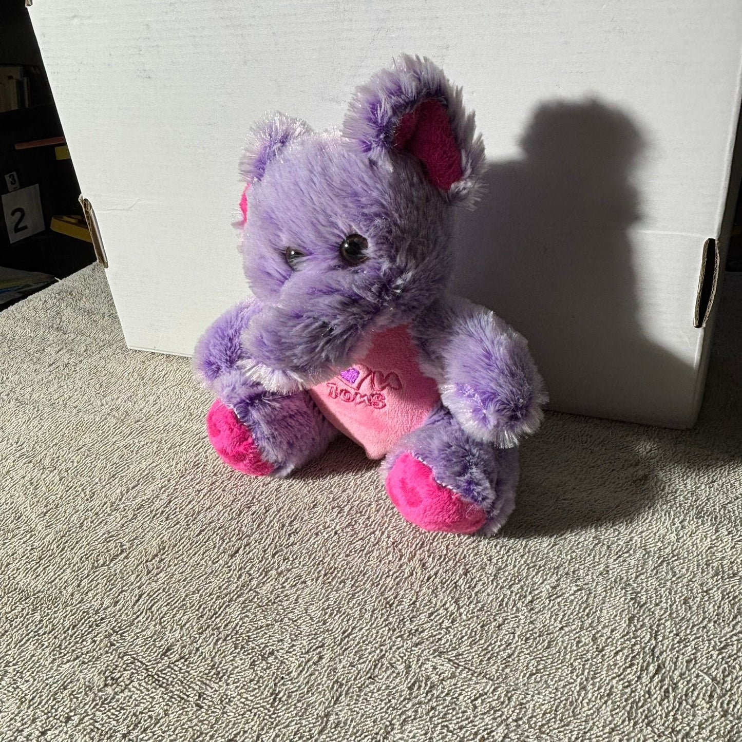 Purple Elephant - Plushie