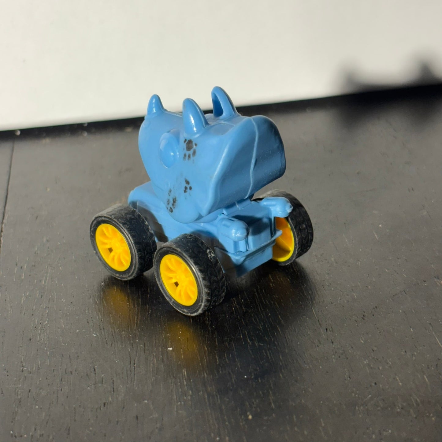 Blue Dino Head Car - Toy