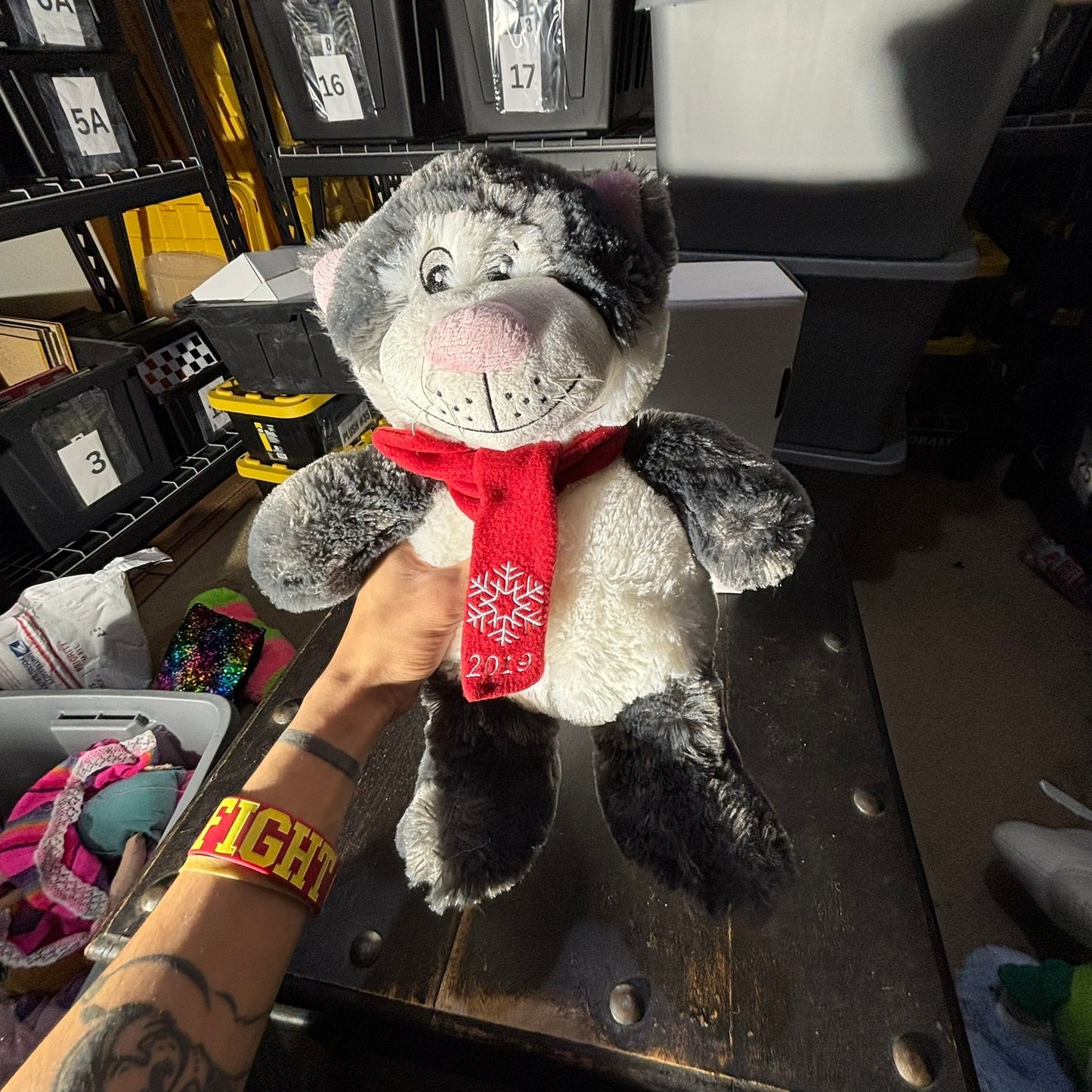 Grey Teddy Bear - Plushie