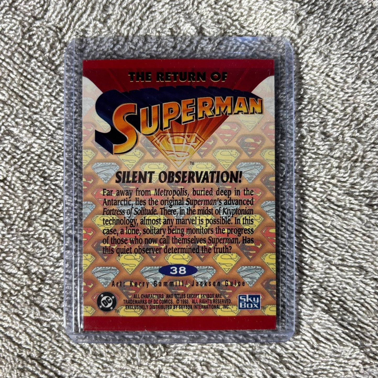 Vintage Superman - Trading Card