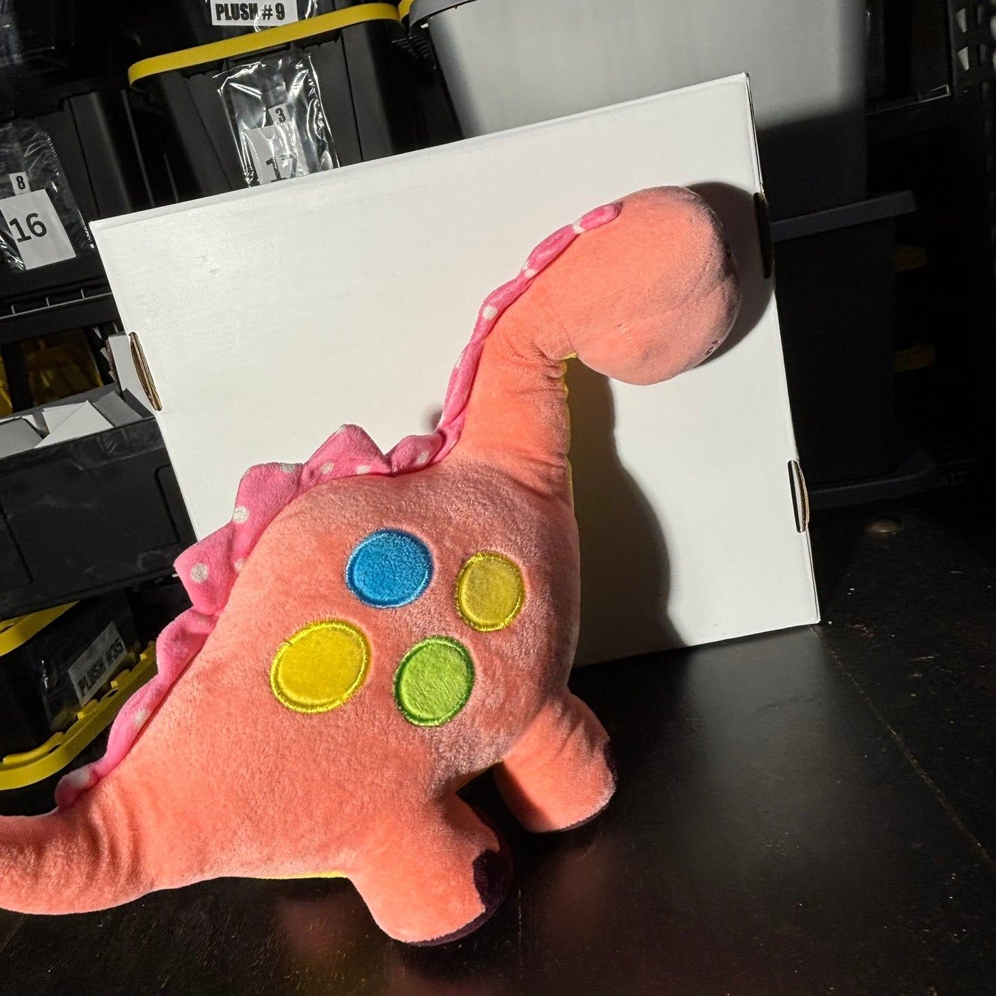 Pink Dino - Plushie