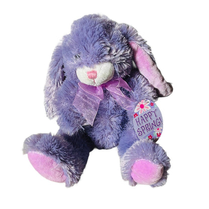 Happy Spring Purple Bunny - Plushie
