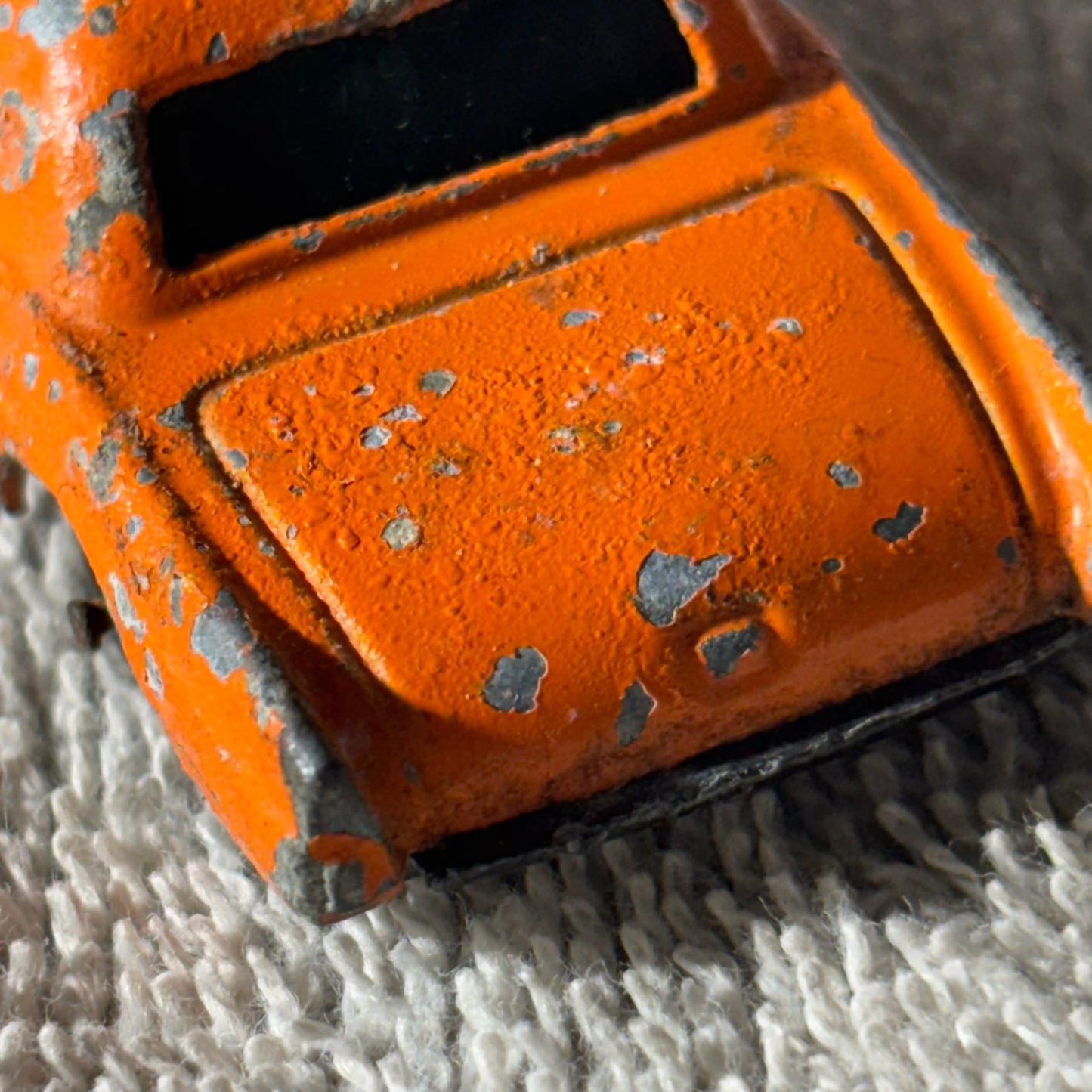 Vintage Orange Car - Toy