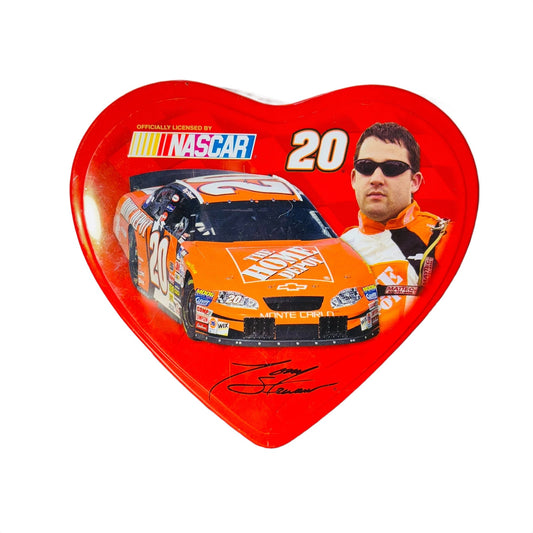 Nascar Tin Heart Box - Toy