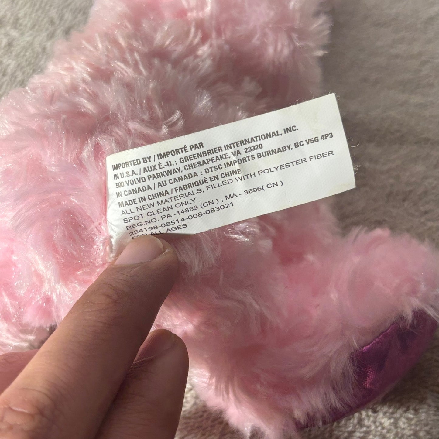 Pink Bunny - Plushie