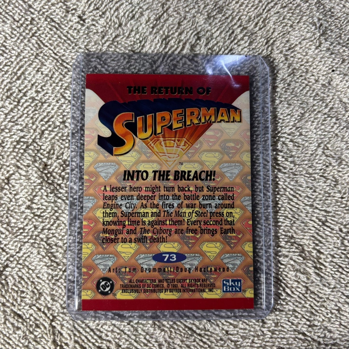 Vintage Superman - Trading Card