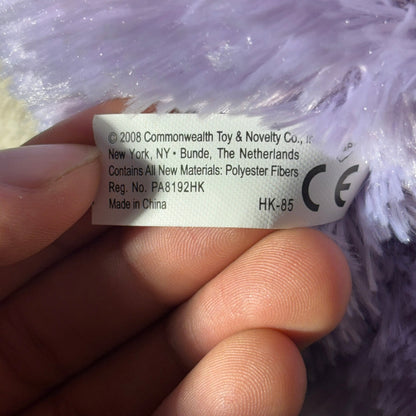 Happy Spring Purple Bunny - Plushie