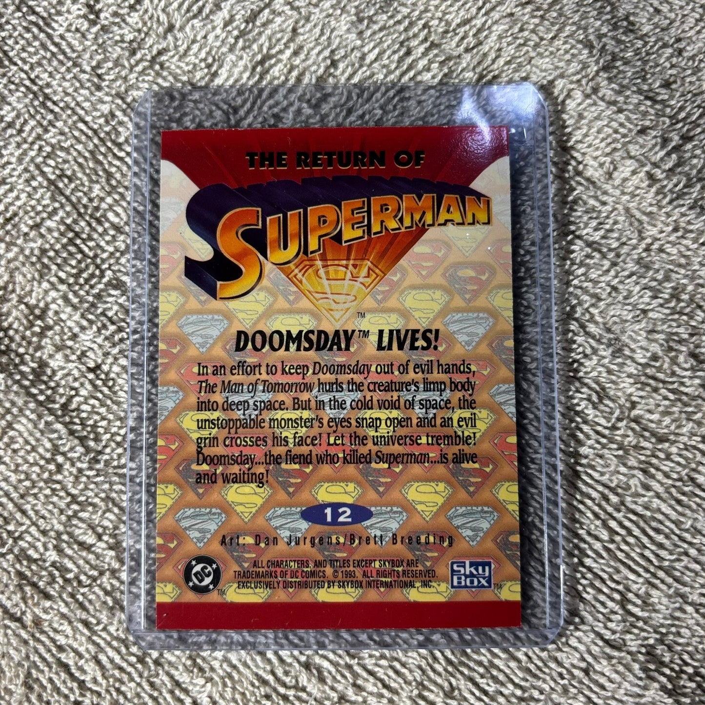 Vintage Superman - Trading Card