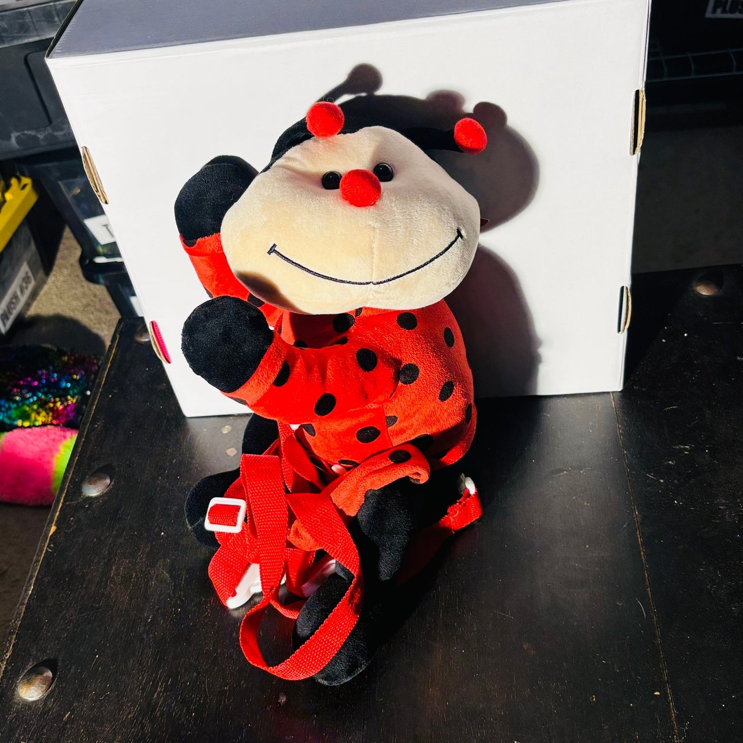 Lady Bug Backpack - Plushie