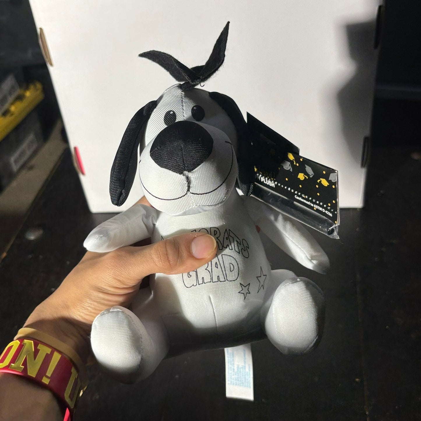 Graduation Dog - Plushie
