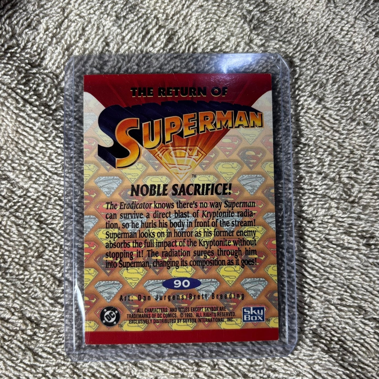 Vintage Superman - Trading Card