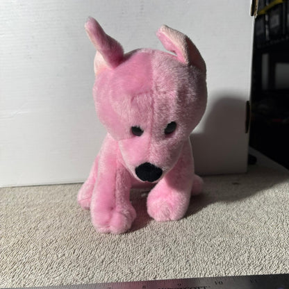 Pink Dog - Plushie