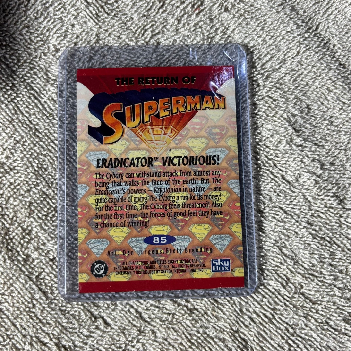 Vintage Superman - Trading Card
