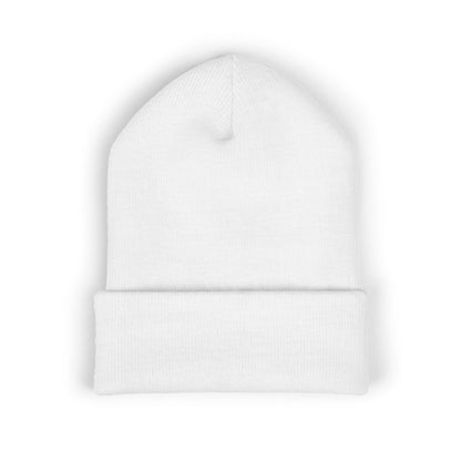 Copy of Miami Sunset Toy Box - White Embroidered Cuffed Beanie