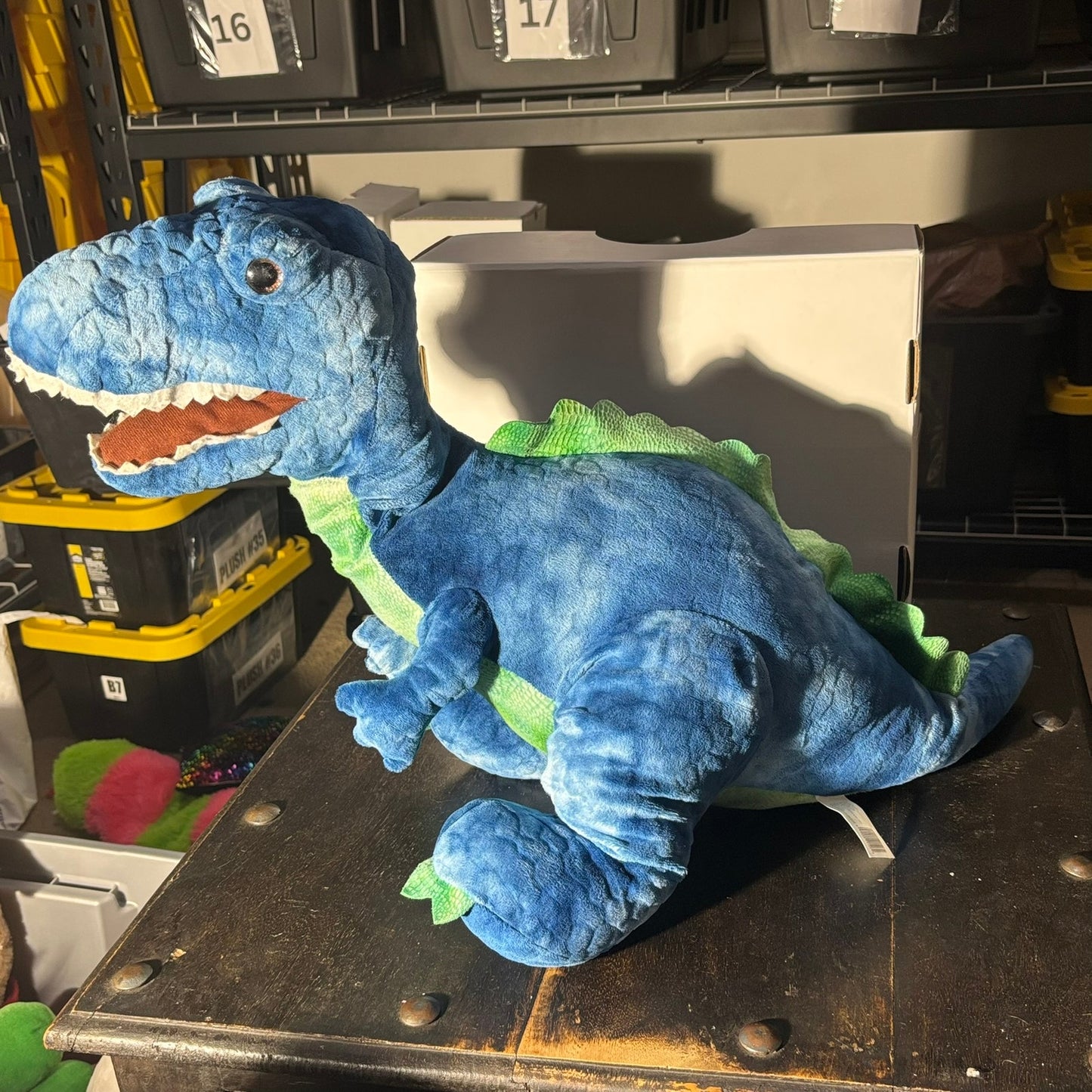 Large Blue Dinosaur - Plushie