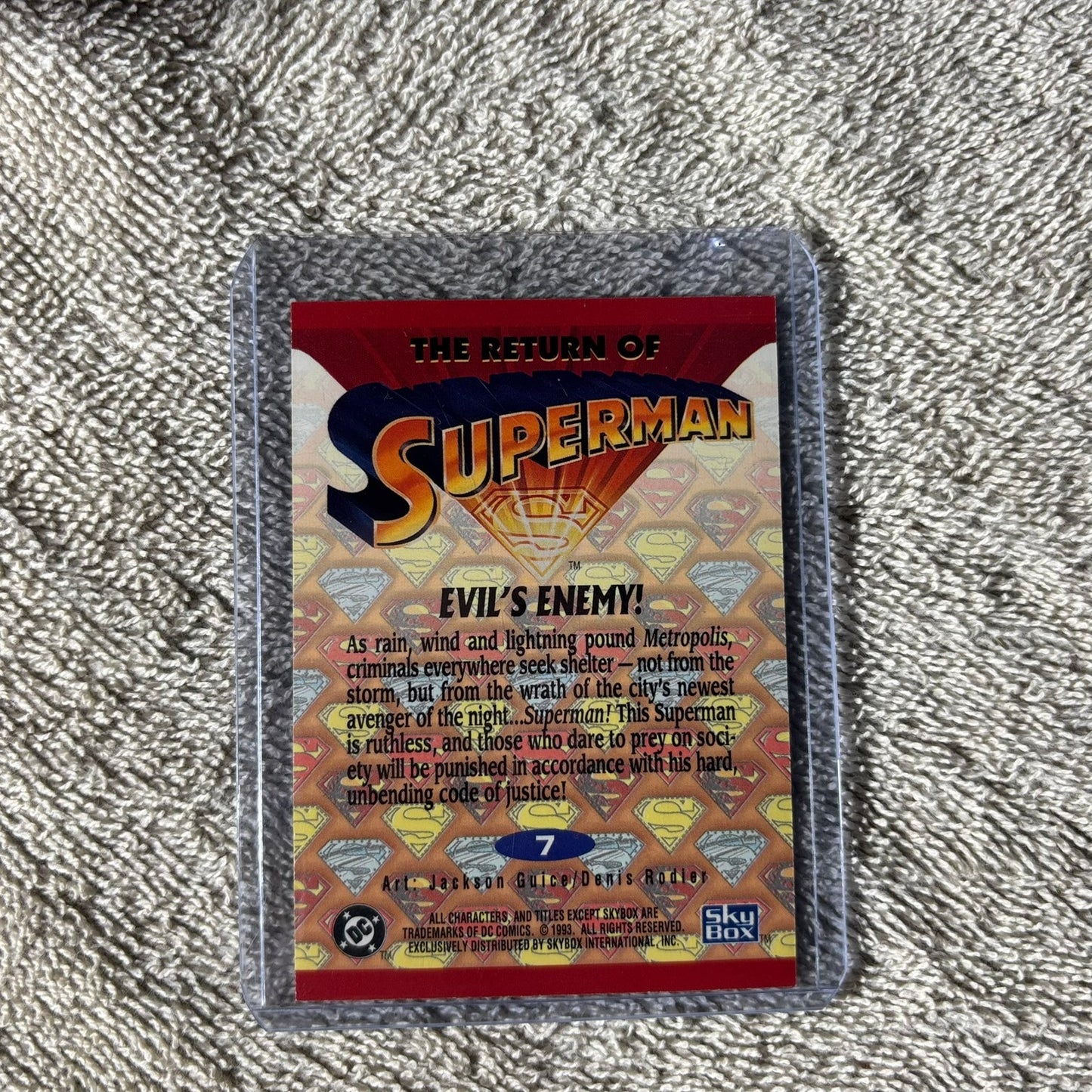 Vintage Superman - Trading Card