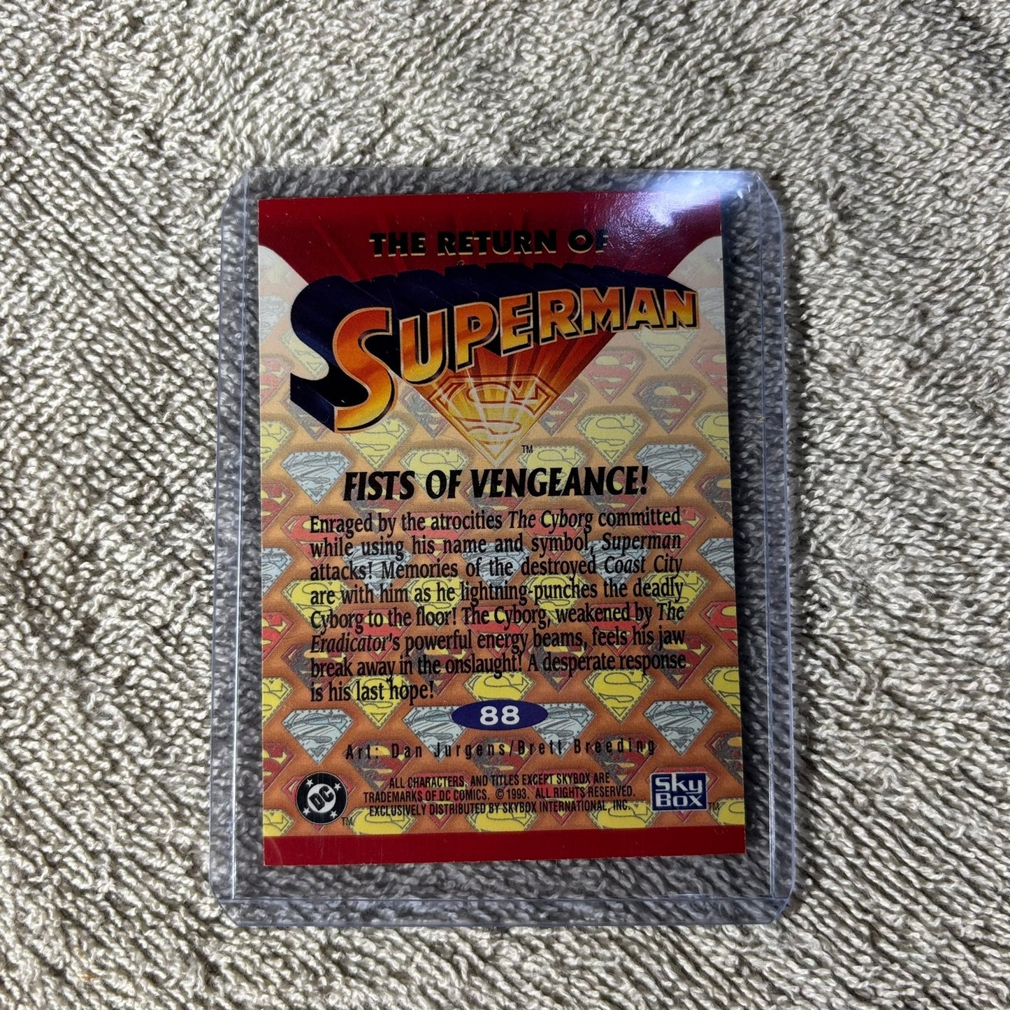 Vintage Superman - Trading Card