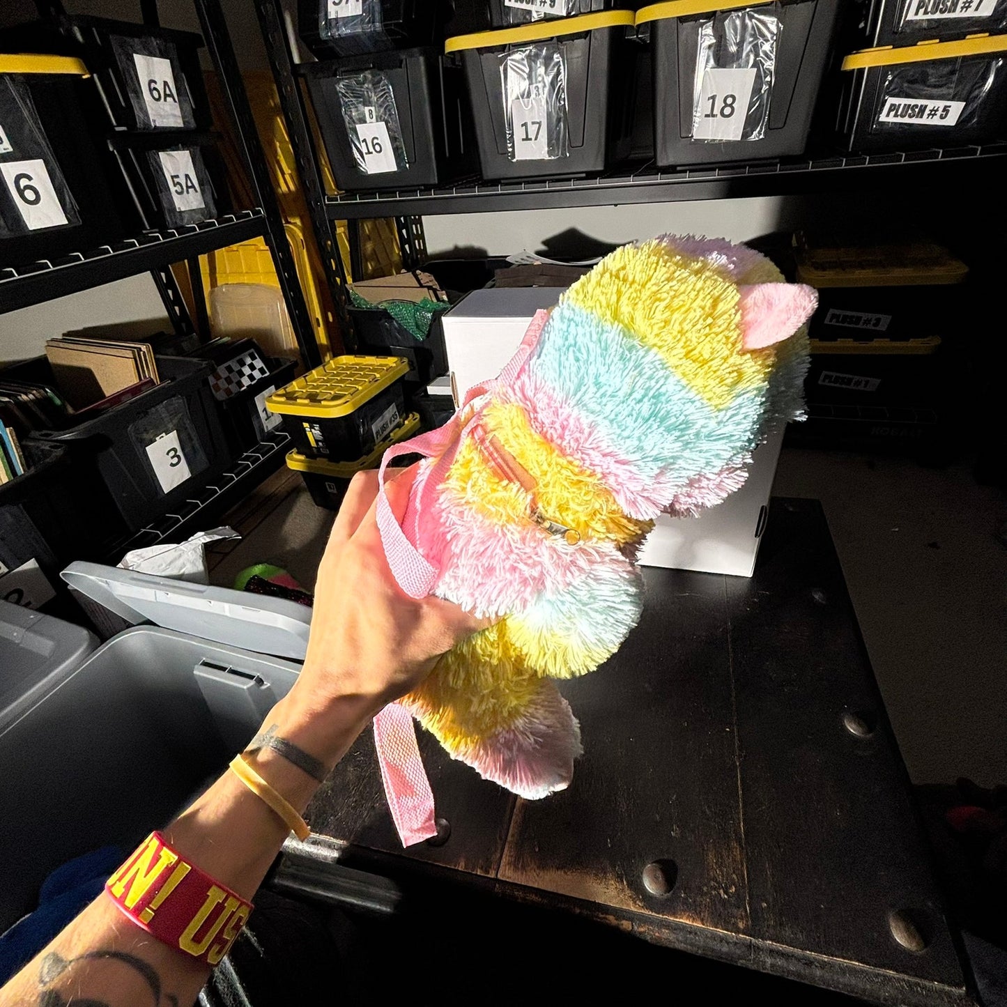 Rainbow Critter Backpack - Plushie