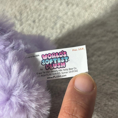 Purple Elephant - Plushie