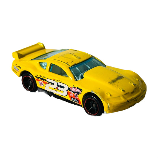 Vintage Yellow Car - Toy