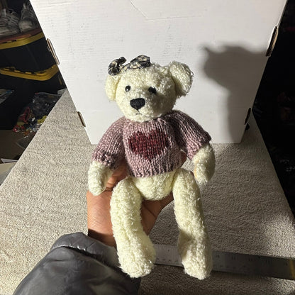 White Love Bear - Plushie
