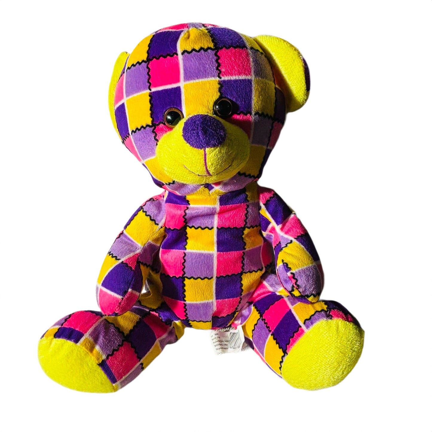 Checkered Bear - Plushie